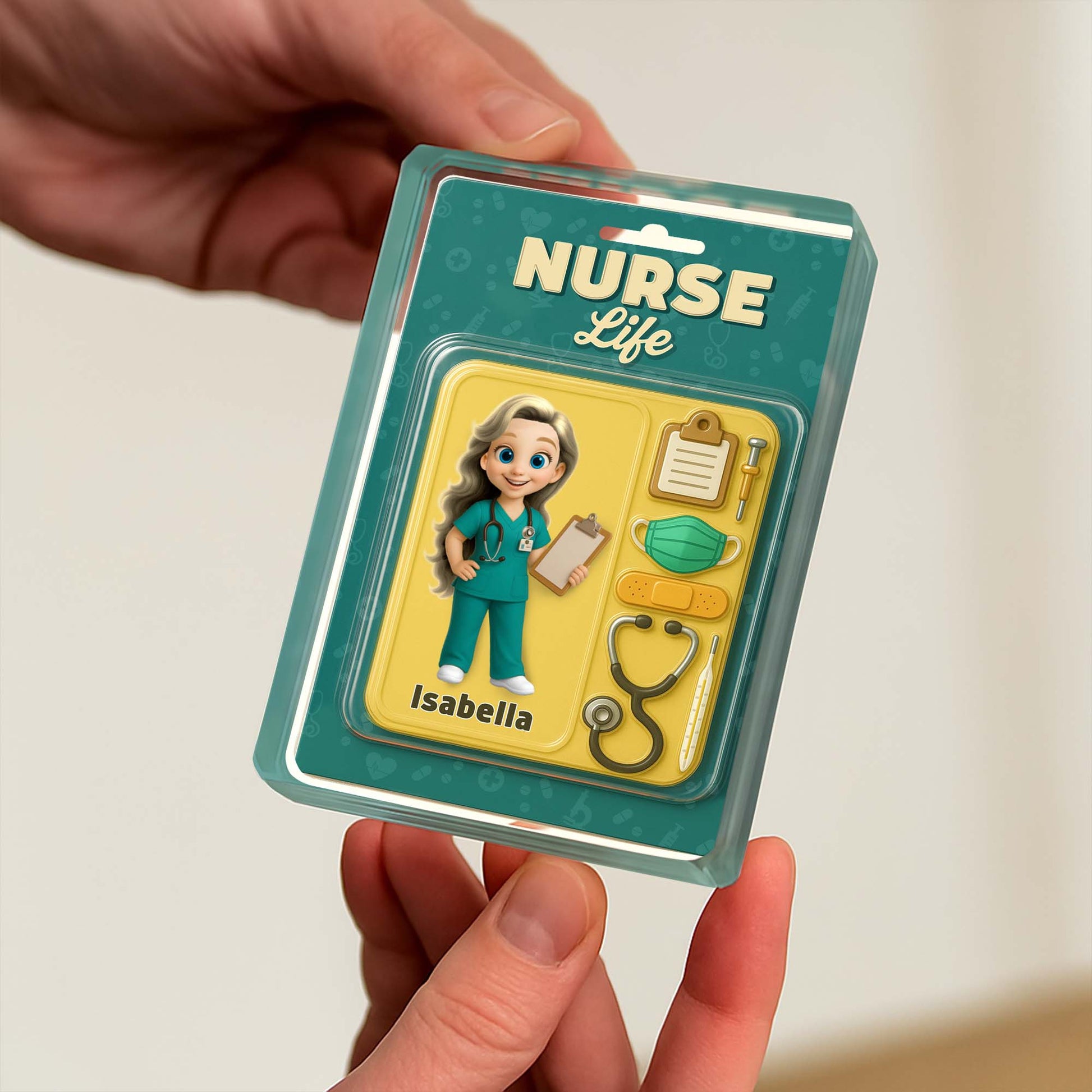 Nurse Life With Animated Nurse And Medical Accessories