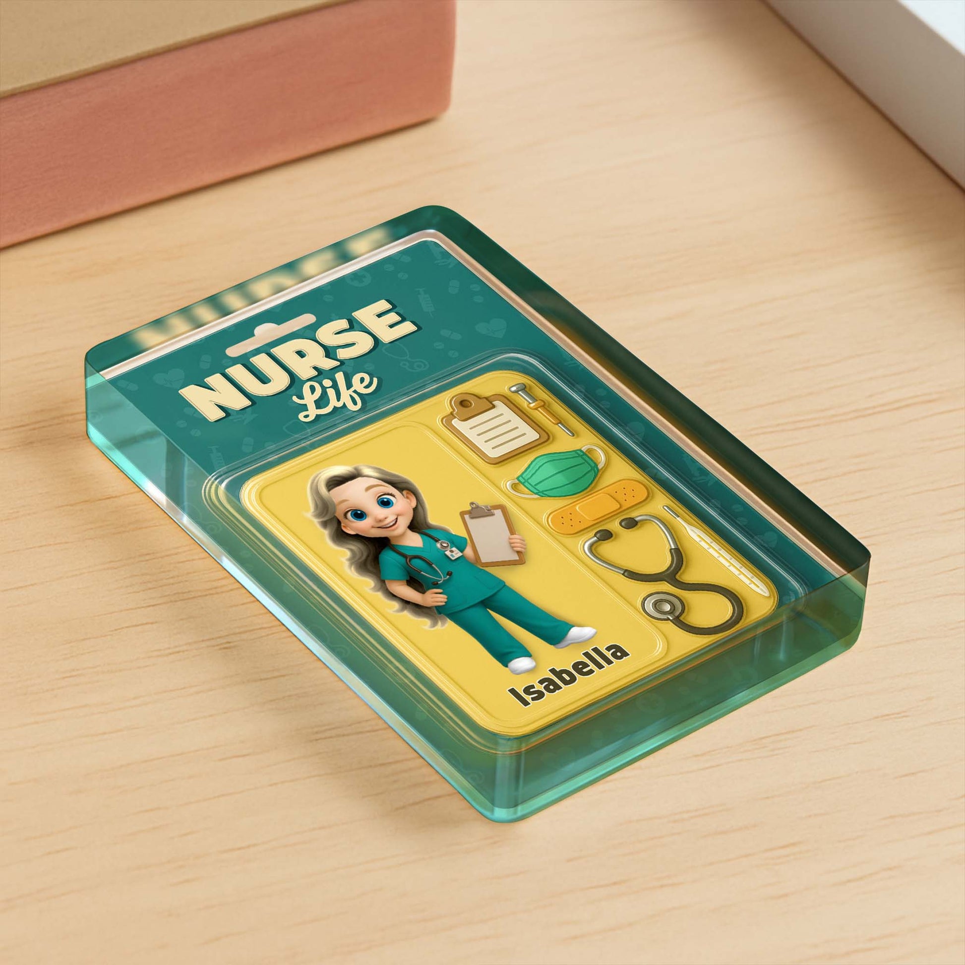 Nurse Life With Animated Nurse And Medical Accessories
