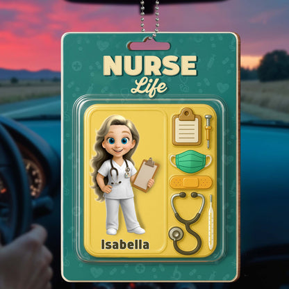 Nurse Life With Clipboard And Stethoscope