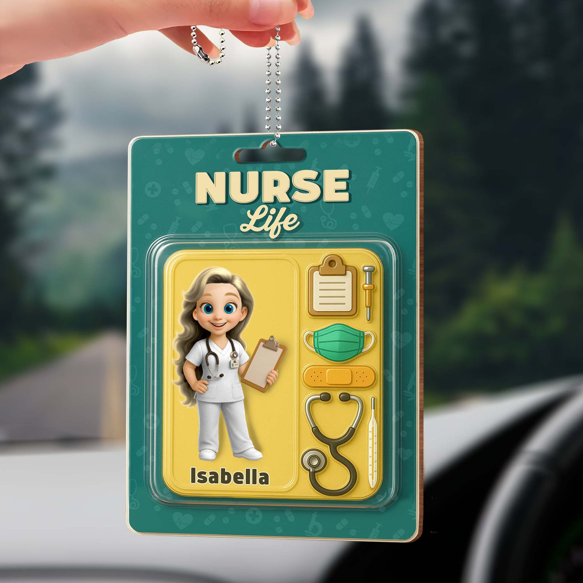 Nurse Life With Clipboard And Stethoscope