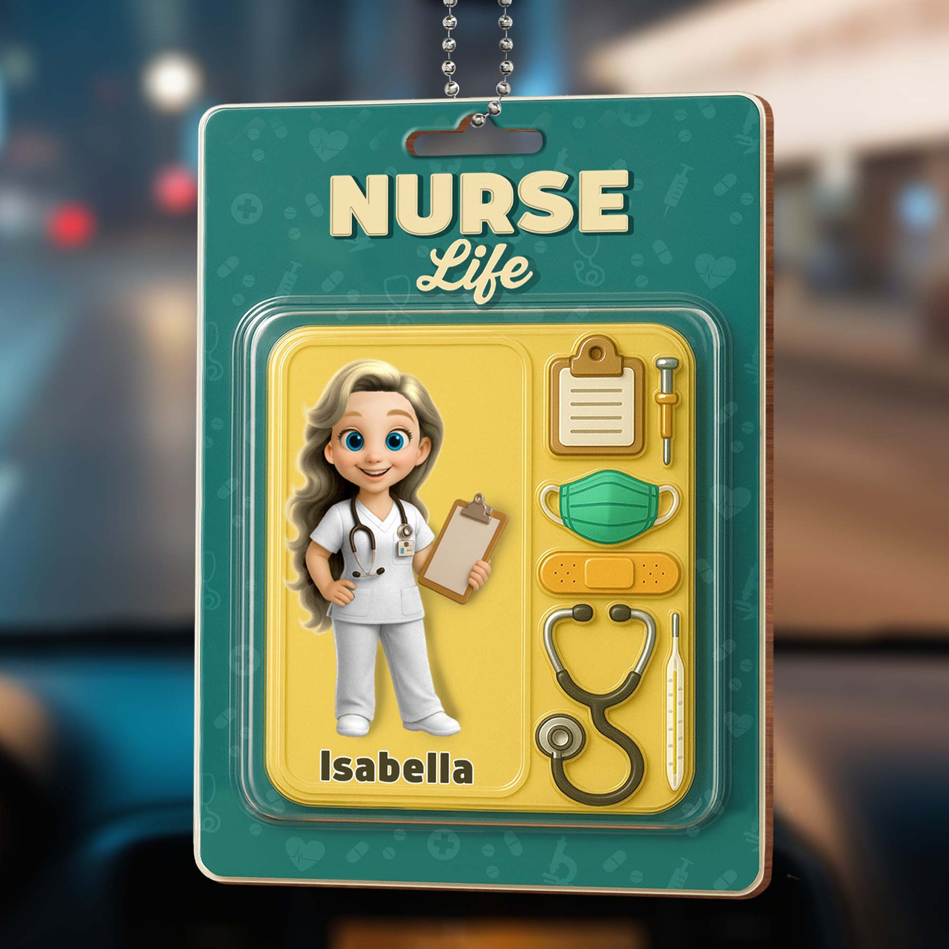 Nurse Life With Clipboard And Stethoscope