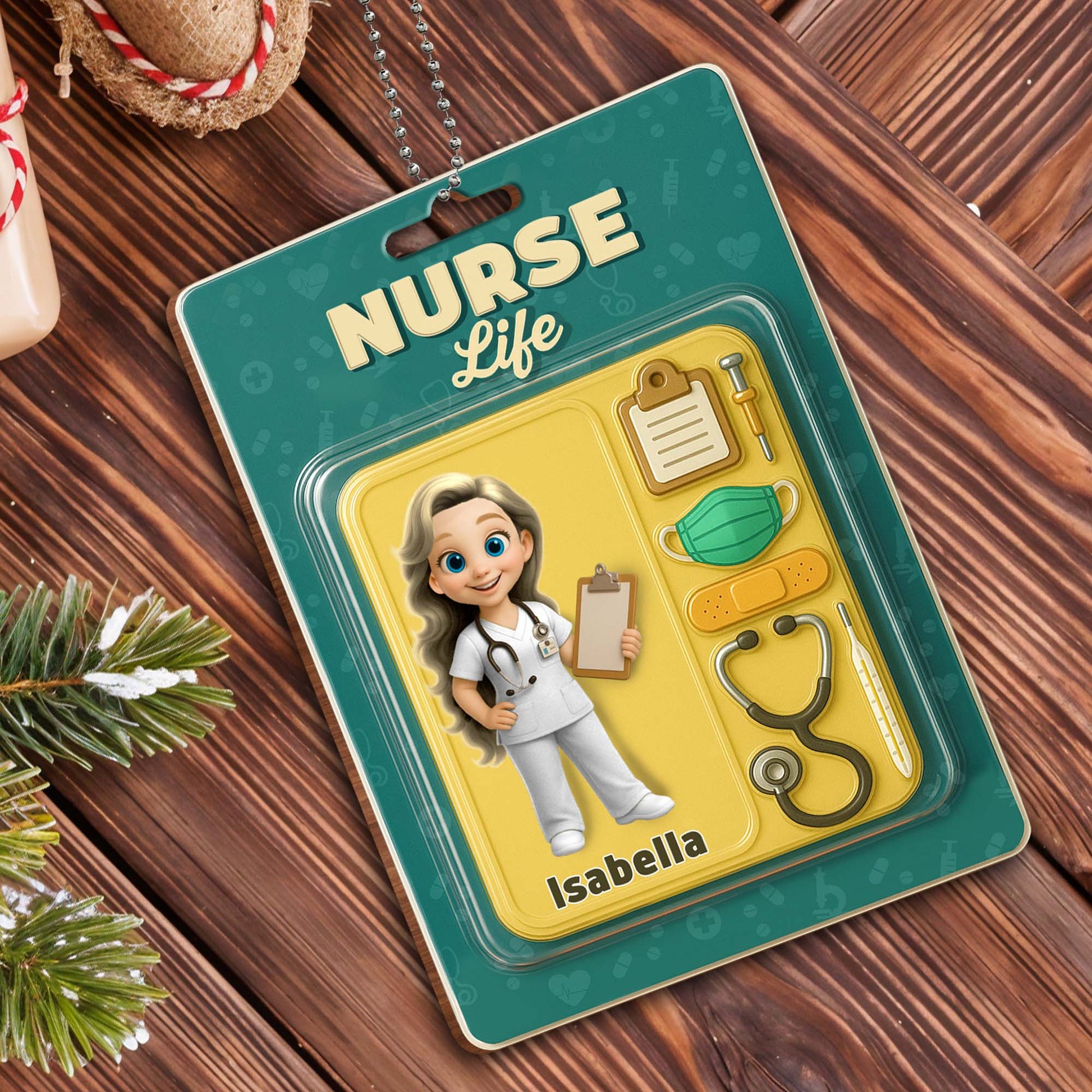 Nurse Life With Clipboard And Stethoscope
