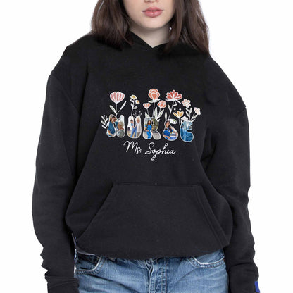 Nurse Life With Beautiful Floral Art