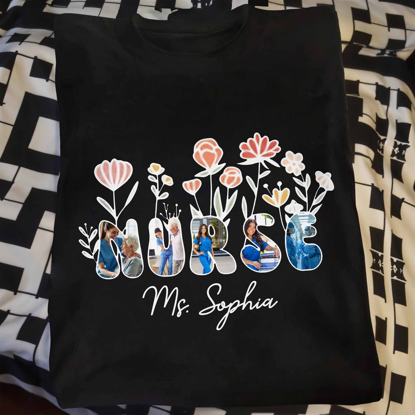 Nurse Life With Beautiful Floral Art