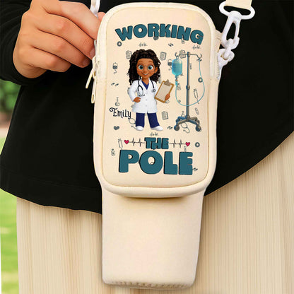 Working The Pole With Medical Professional Design