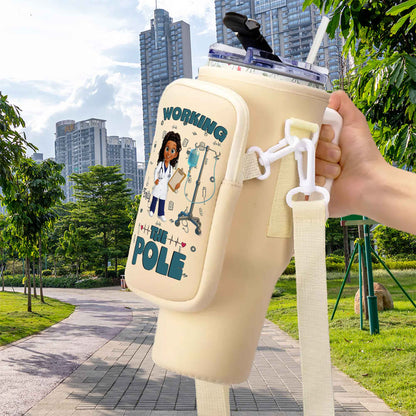 Working The Pole With Medical Professional Design