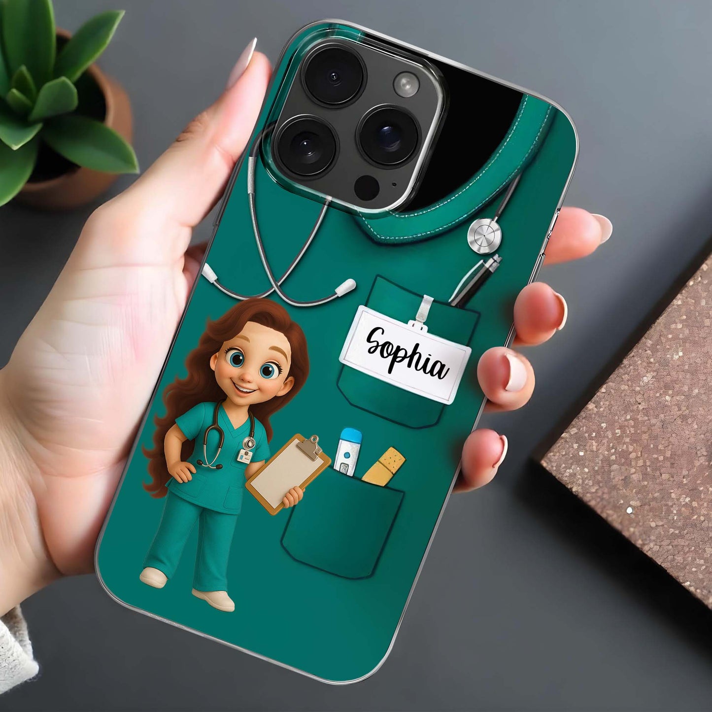 Celebrate Dedication Medical Uniform and Stethoscope Design