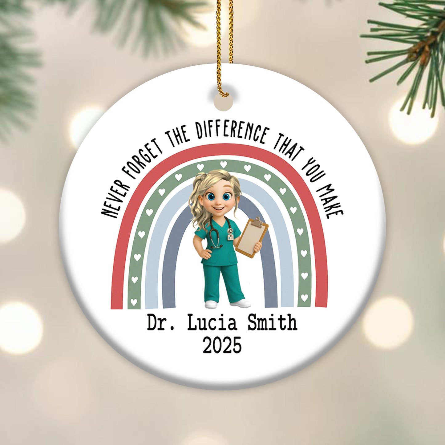 Never Forget The Difference That You Make Nurse Rainbow