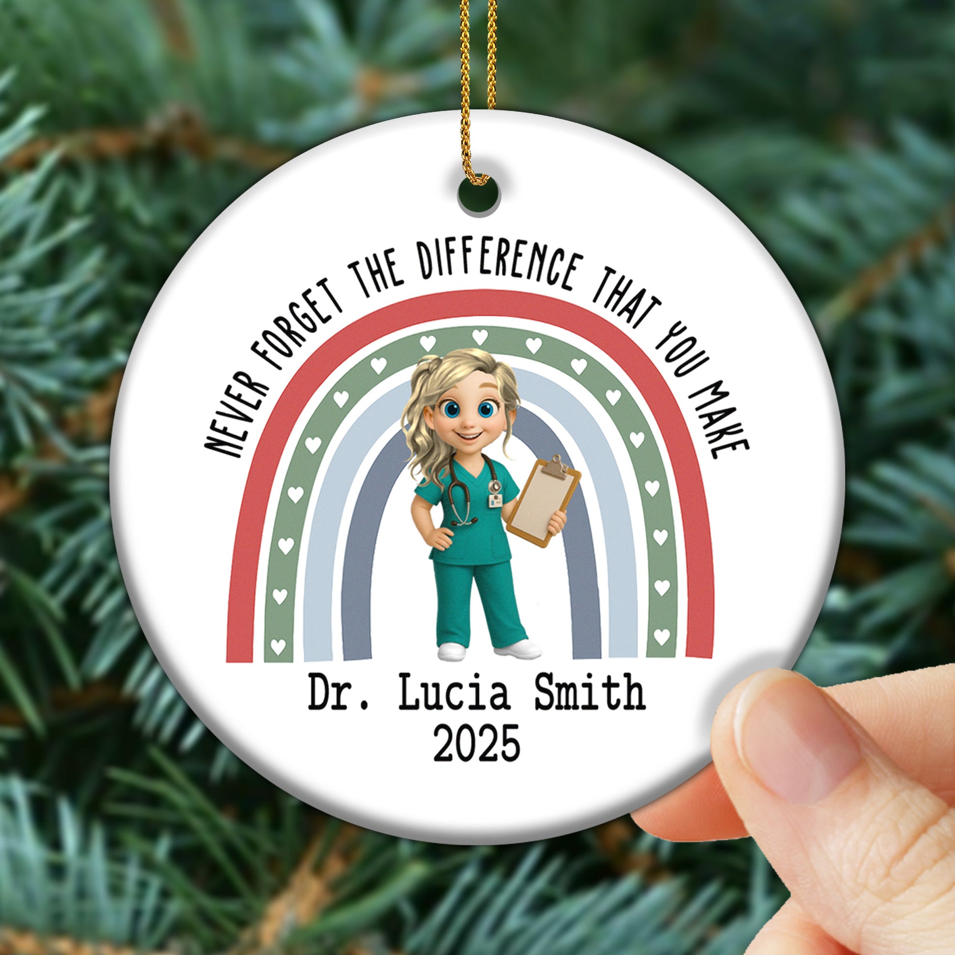 Never Forget The Difference That You Make Nurse Rainbow