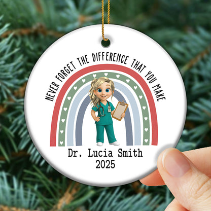 Never Forget The Difference That You Make Nurse Rainbow