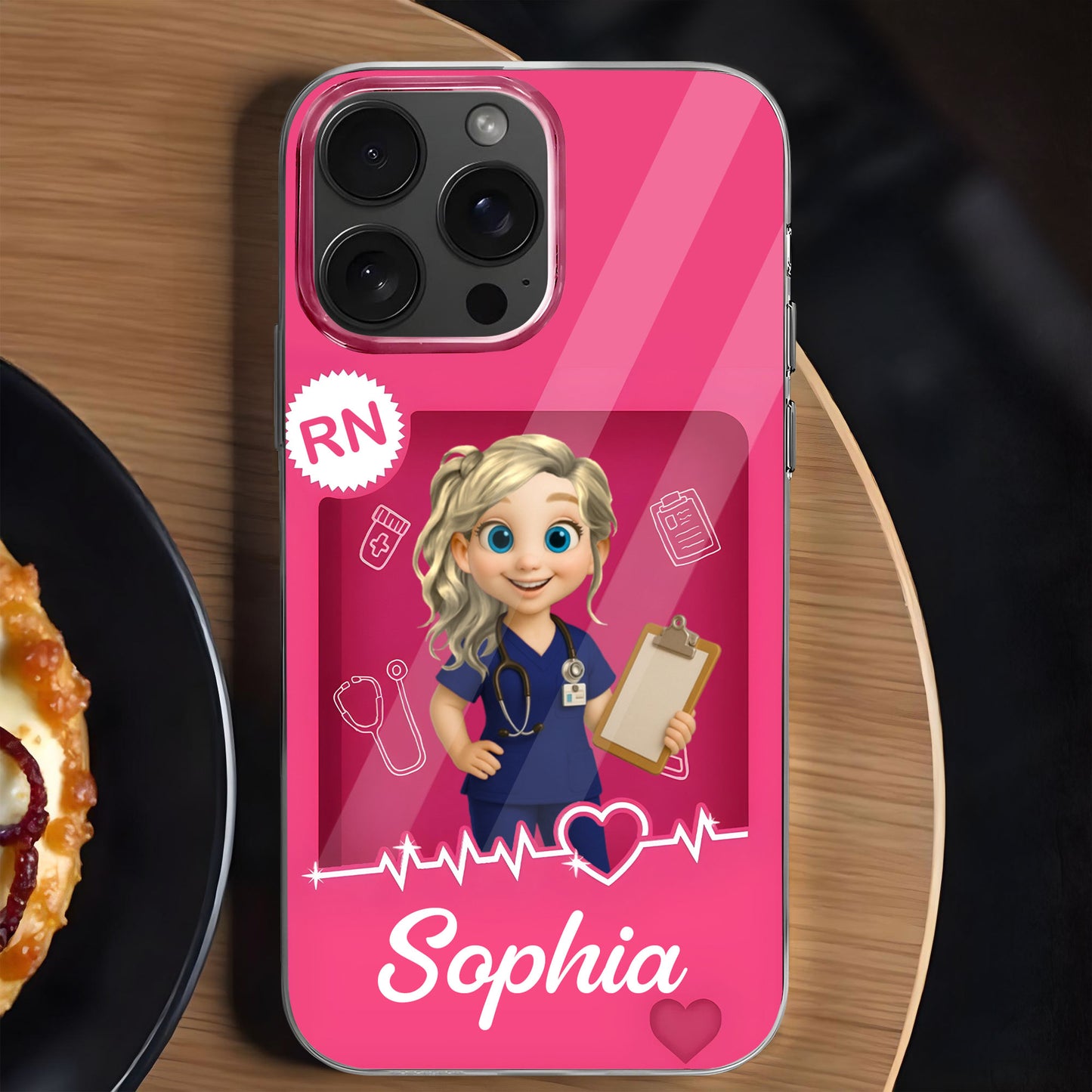 Celebrate Your Favorite Nurse, Medical Icons Phone Case