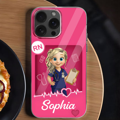 Celebrate Your Favorite Nurse, Medical Icons Phone Case