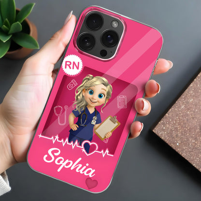 Celebrate Your Favorite Nurse, Medical Icons Phone Case