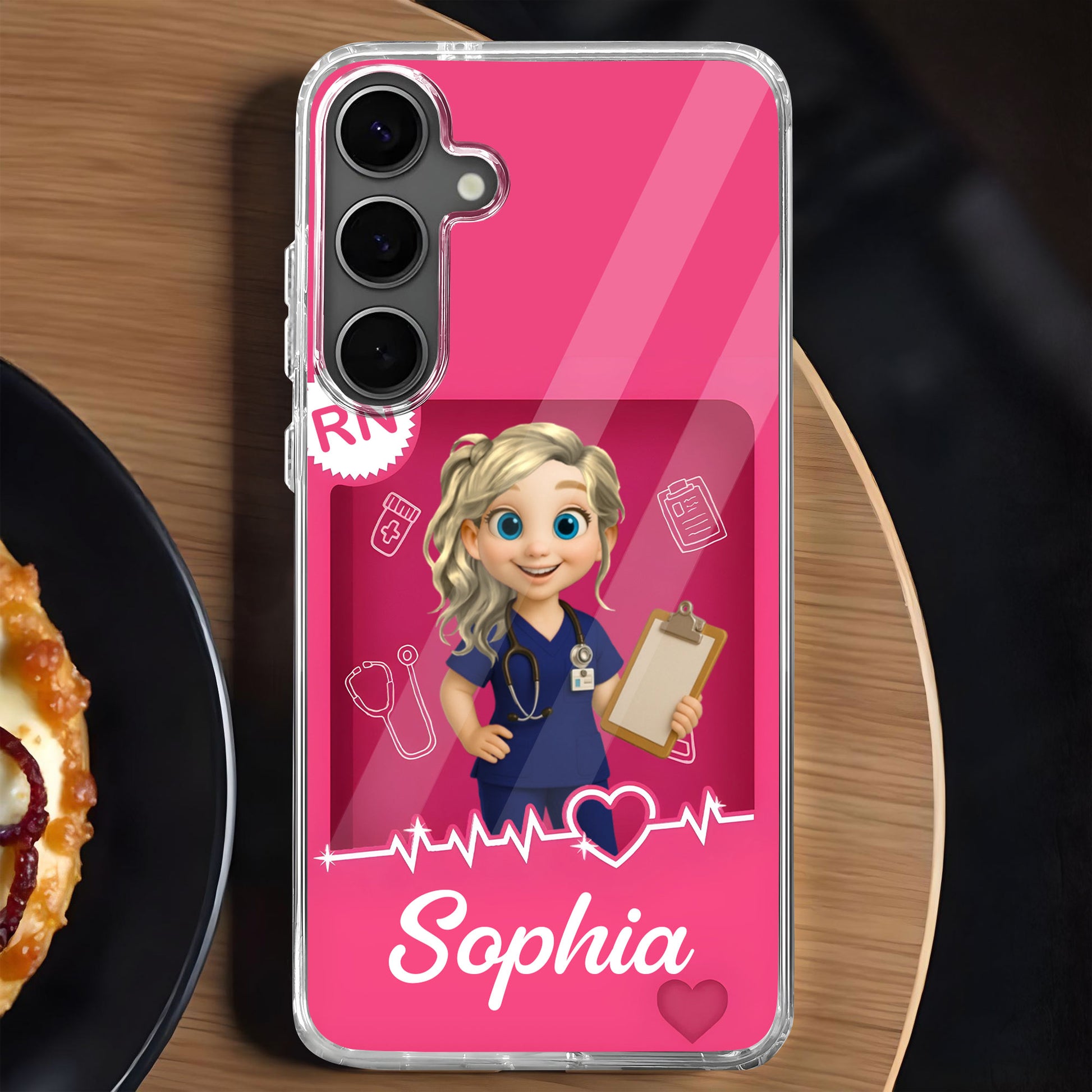 Celebrate Your Favorite Nurse, Medical Icons Phone Case