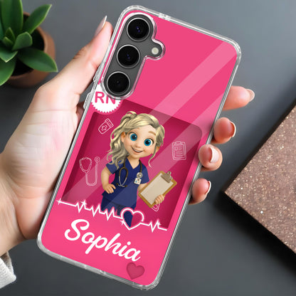 Celebrate Your Favorite Nurse, Medical Icons Phone Case