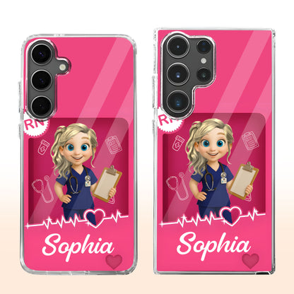 Celebrate Your Favorite Nurse, Medical Icons Phone Case