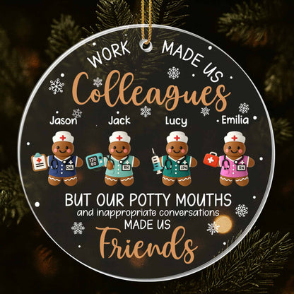 Work Made Us Colleagues, Gingerbread Nurses And Doctors