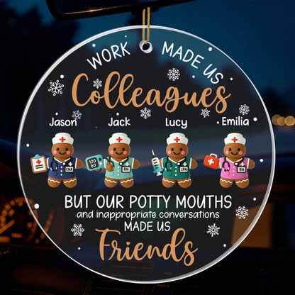 Work Made Us Colleagues, Gingerbread Nurses And Doctors