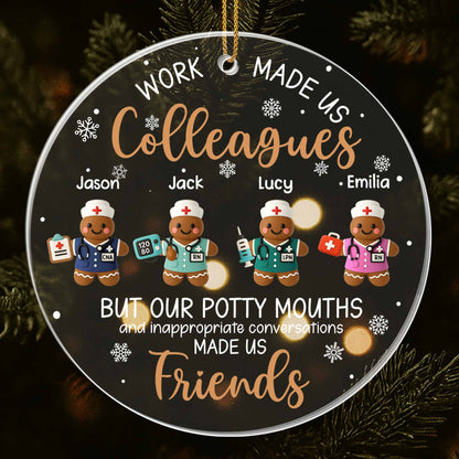 Work Made Us Colleagues, Gingerbread Nurses And Doctors