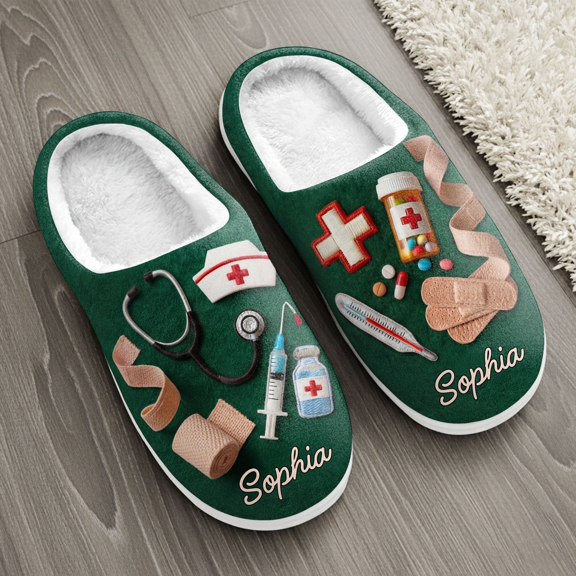 Comfort For A Hero With Medical Tools And Stethoscope Design