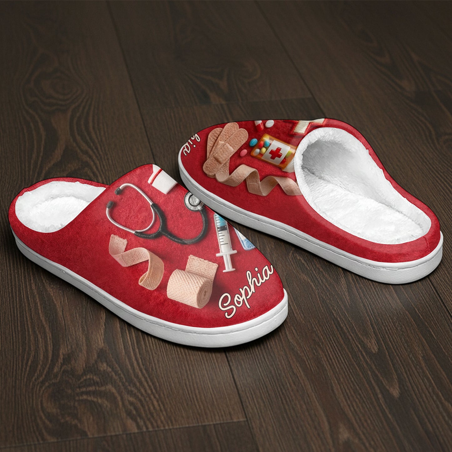 Comfort For A Hero With Medical Tools And Stethoscope Design