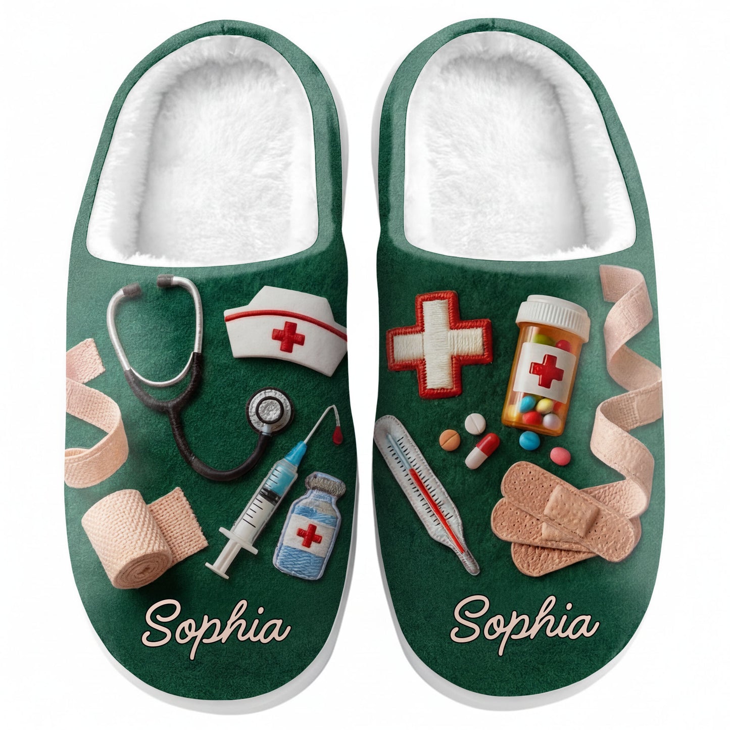 Comfort For A Hero With Medical Tools And Stethoscope Design