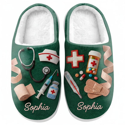 Comfort For A Hero With Medical Tools And Stethoscope Design