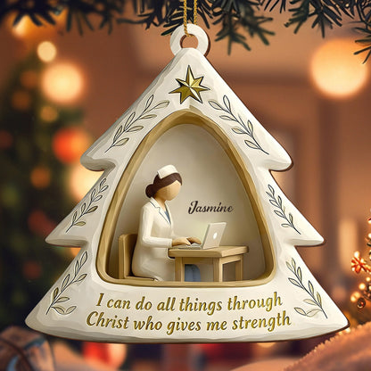 I Can Do All Things Through Christ, Star and Nurse Design