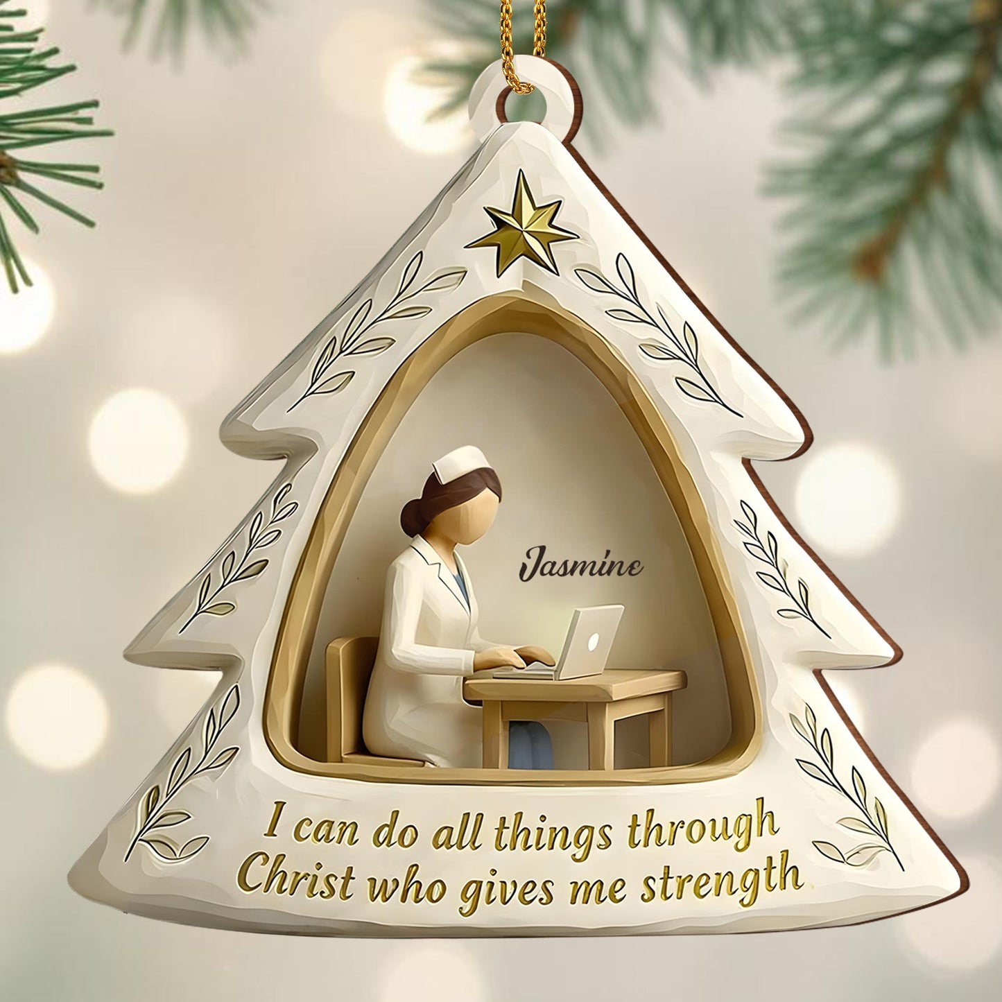 I Can Do All Things Through Christ, Star and Nurse Design