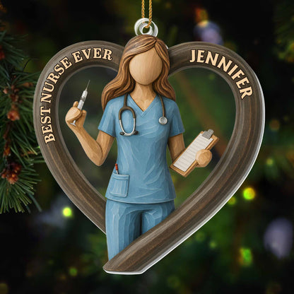 Best Nurse Ever With Stethoscope And Clipboard