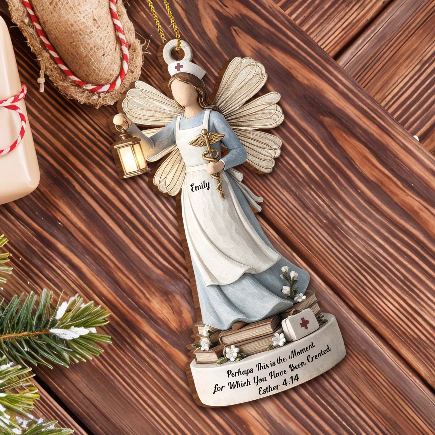 Perhaps This is the Moment, Angel With Books And Lantern