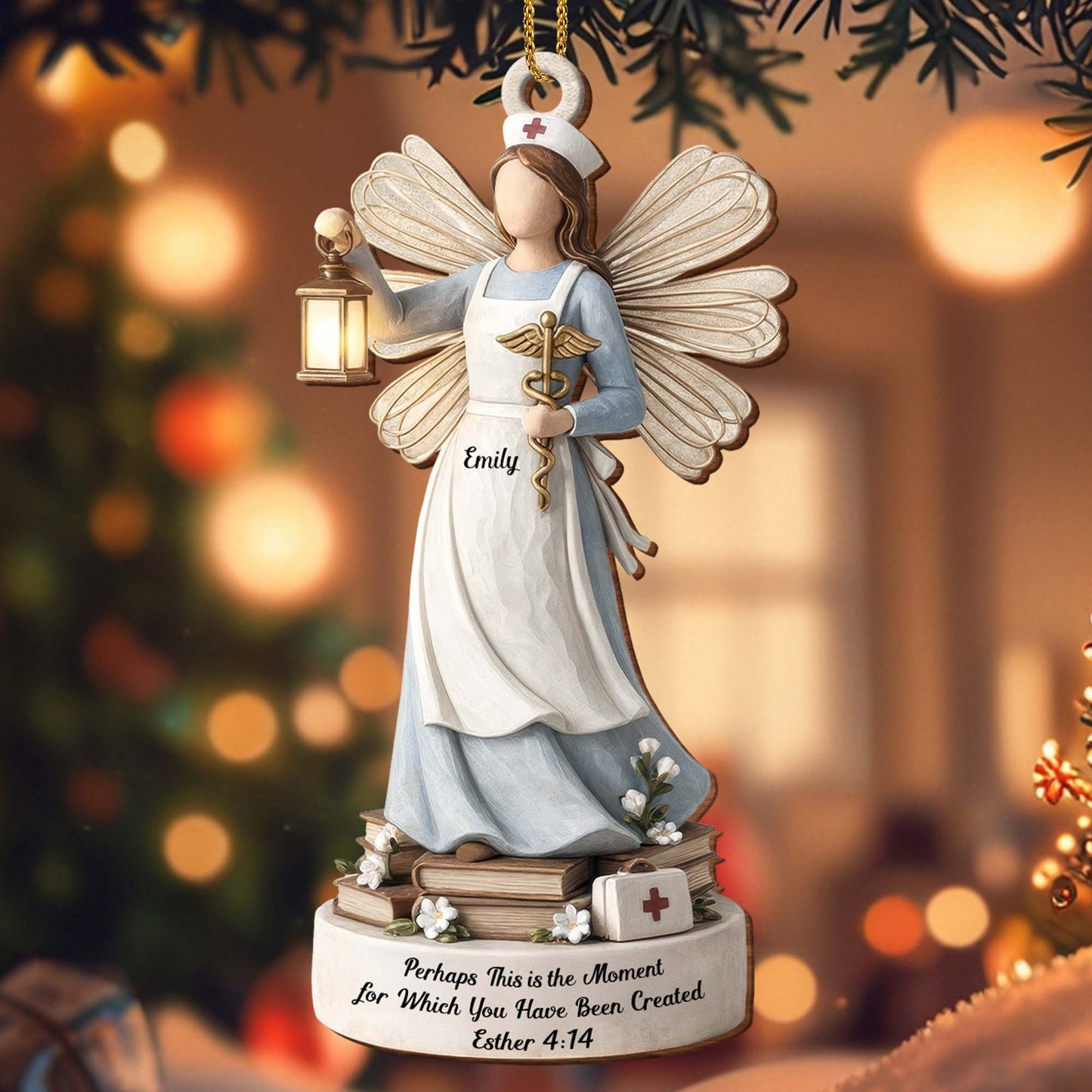 Perhaps This is the Moment, Angel With Books And Lantern