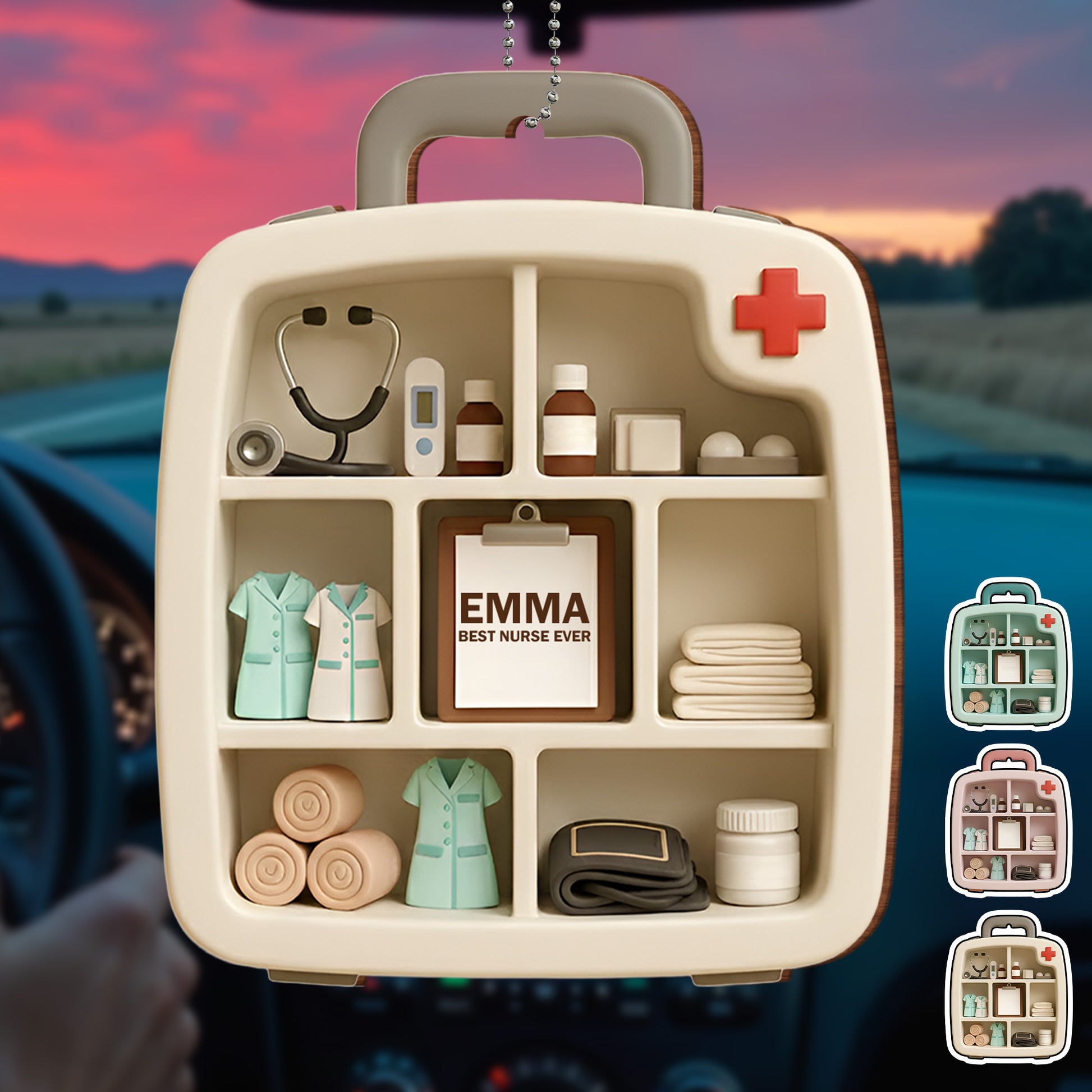 Best Nurse Ever, Stethoscope And Medical Supplies