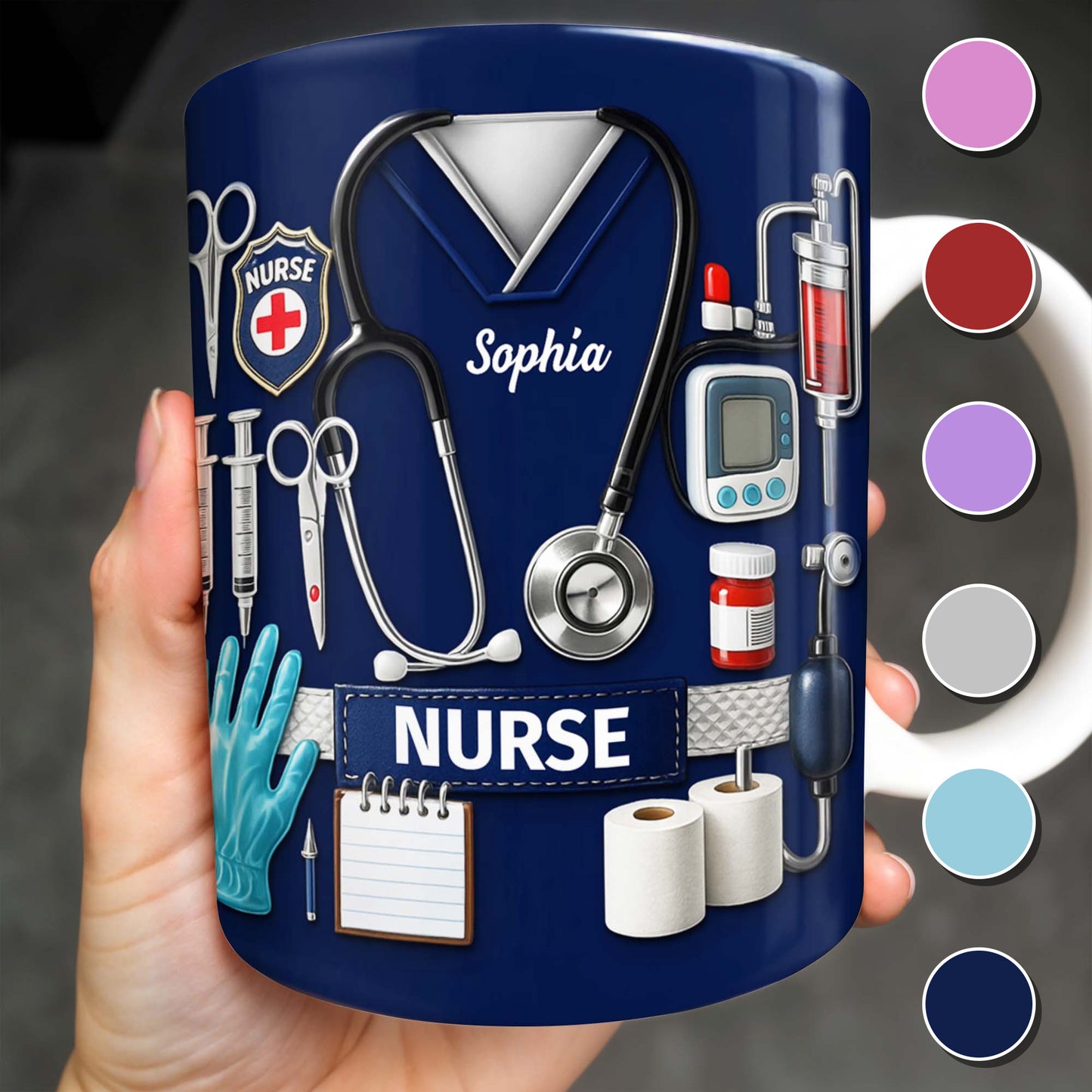 Celebrate Our Everyday Heroes, Nurse-Themed Design