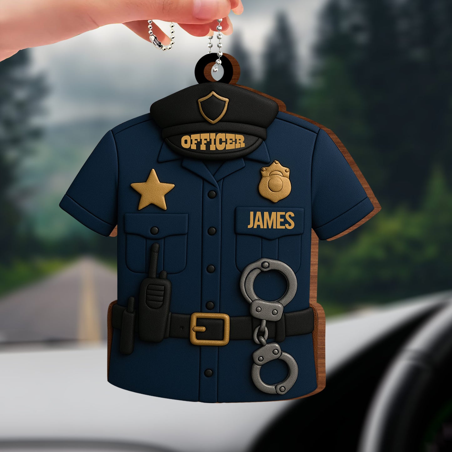 Honor Our Officers With A Custom Police Uniform Ornament