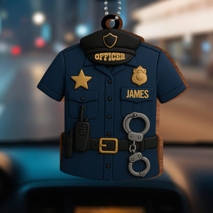 Honor Our Officers With A Custom Police Uniform Ornament