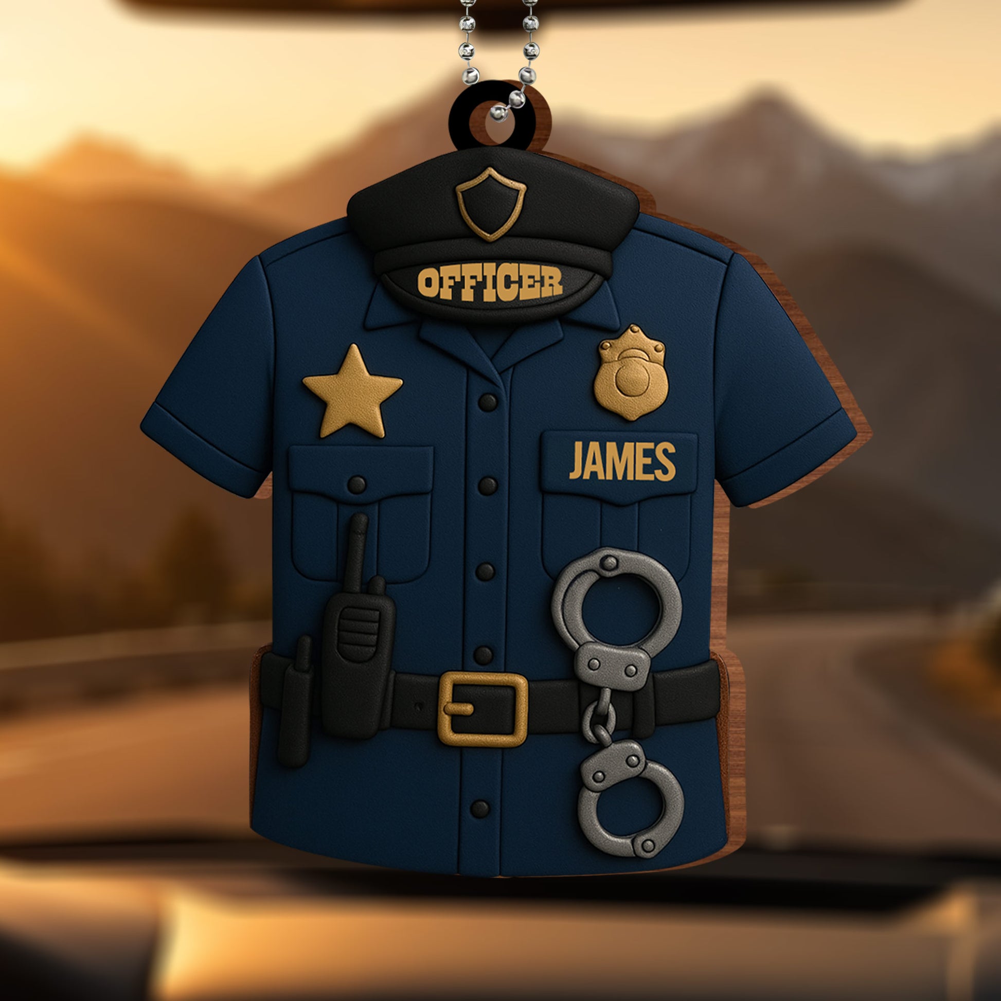 Honor Our Officers With A Custom Police Uniform Ornament