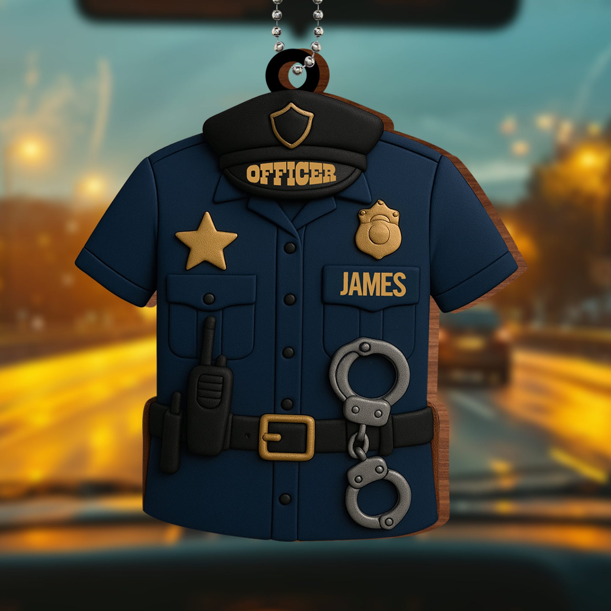 Honor Our Officers With A Custom Police Uniform Ornament