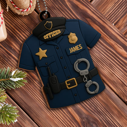 Honor Our Officers With A Custom Police Uniform Ornament
