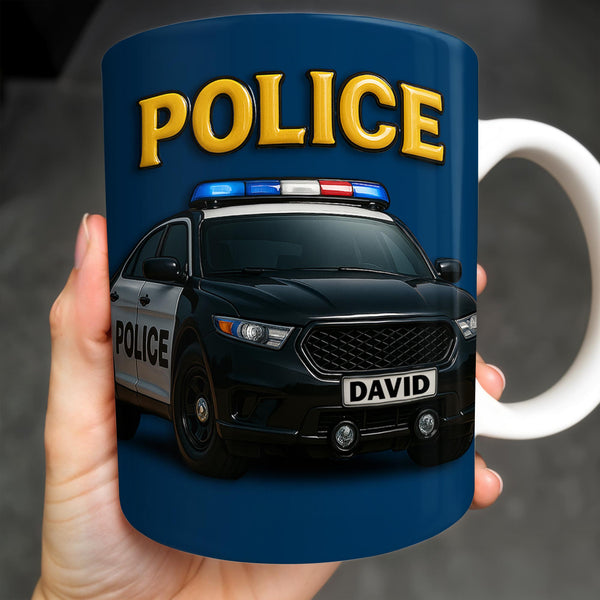 Police, Police Car And Siren