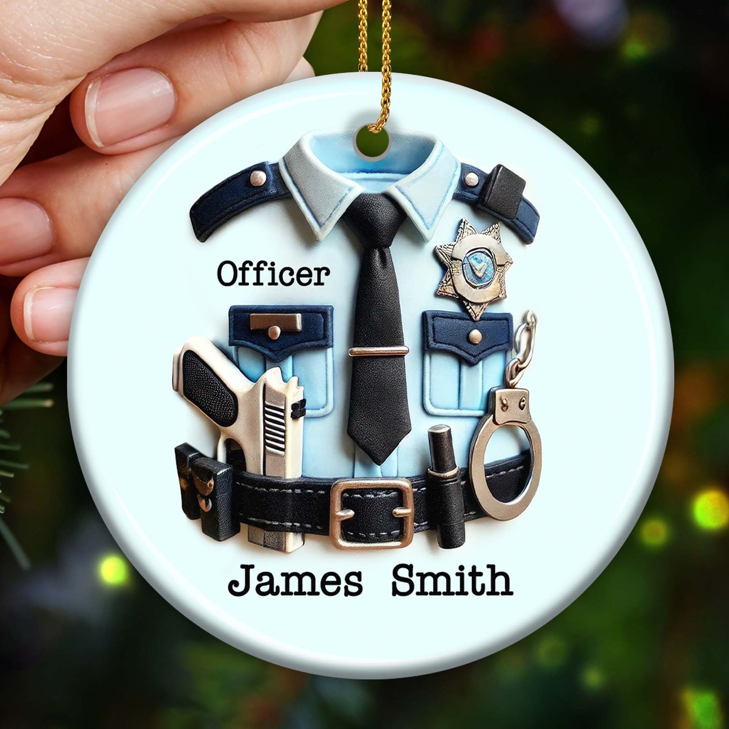 Officer Police Uniform Ornament