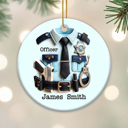 Officer Police Uniform Ornament
