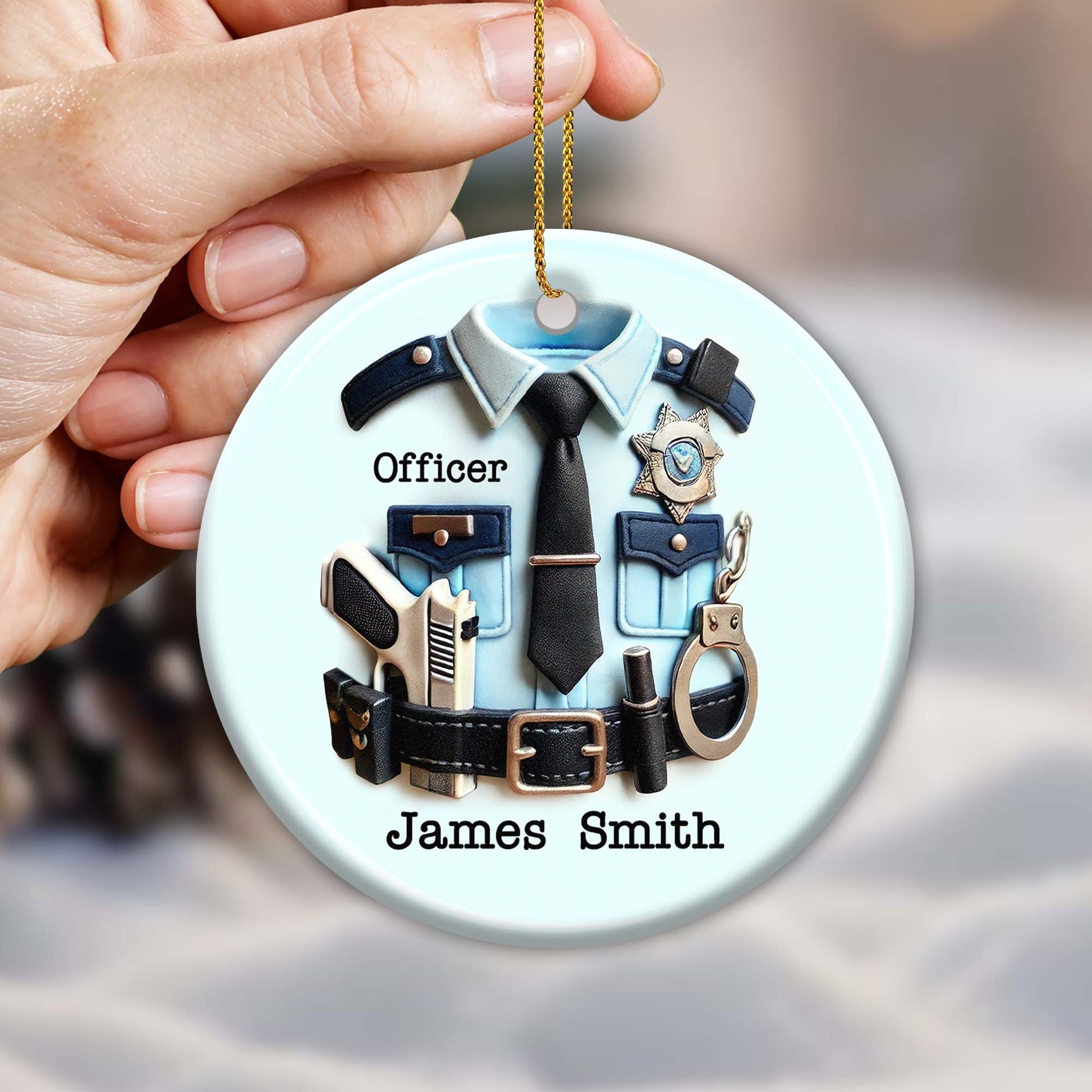 Officer Police Uniform Ornament