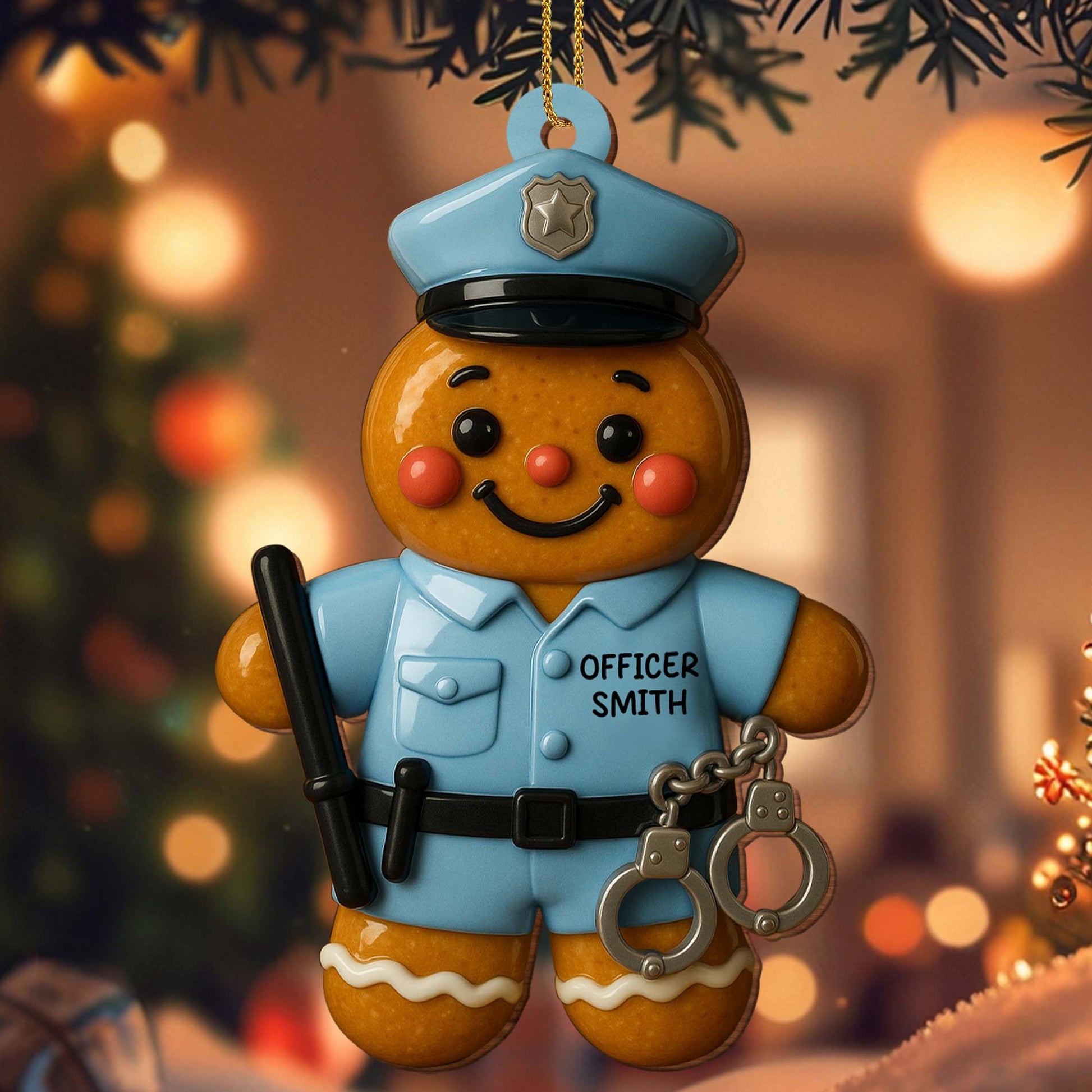 Celebrate Your Local Heroes, Policeman Ornament