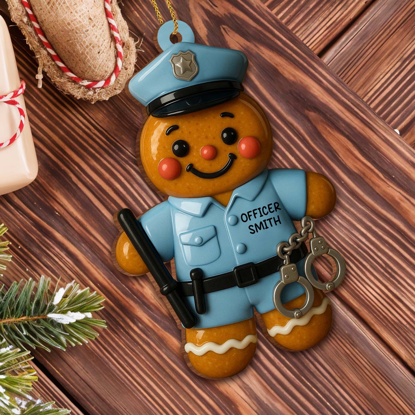 Celebrate Your Local Heroes, Policeman Ornament
