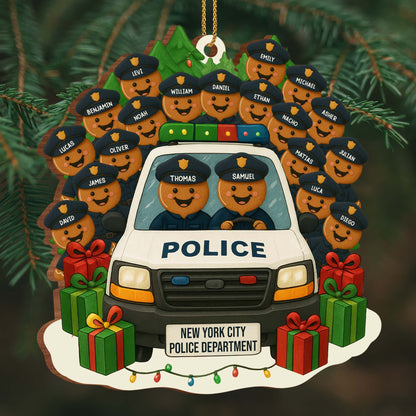 Celebrate Our Heroes With A Festive Police Car Ornament