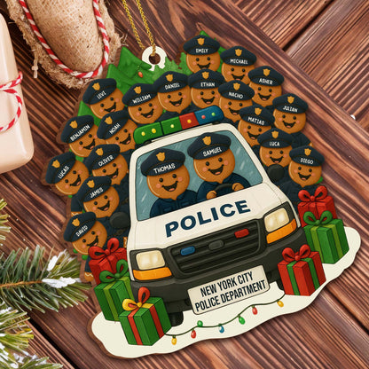 Celebrate Our Heroes With A Festive Police Car Ornament
