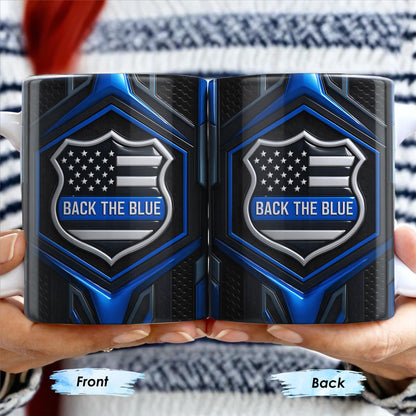 Back The Blue, Shield and Stars