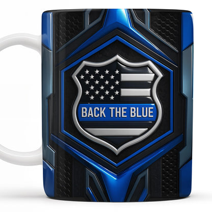 Back The Blue, Shield and Stars
