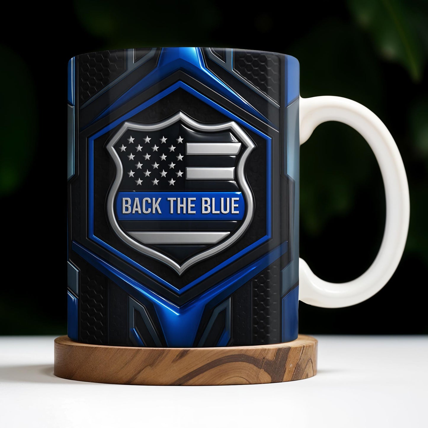 Back The Blue, Shield and Stars